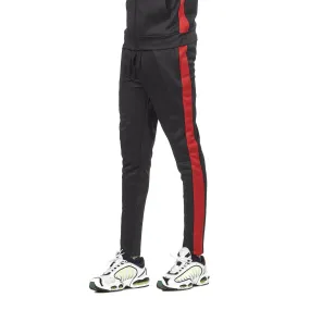 401 Track Pants - Black & Red