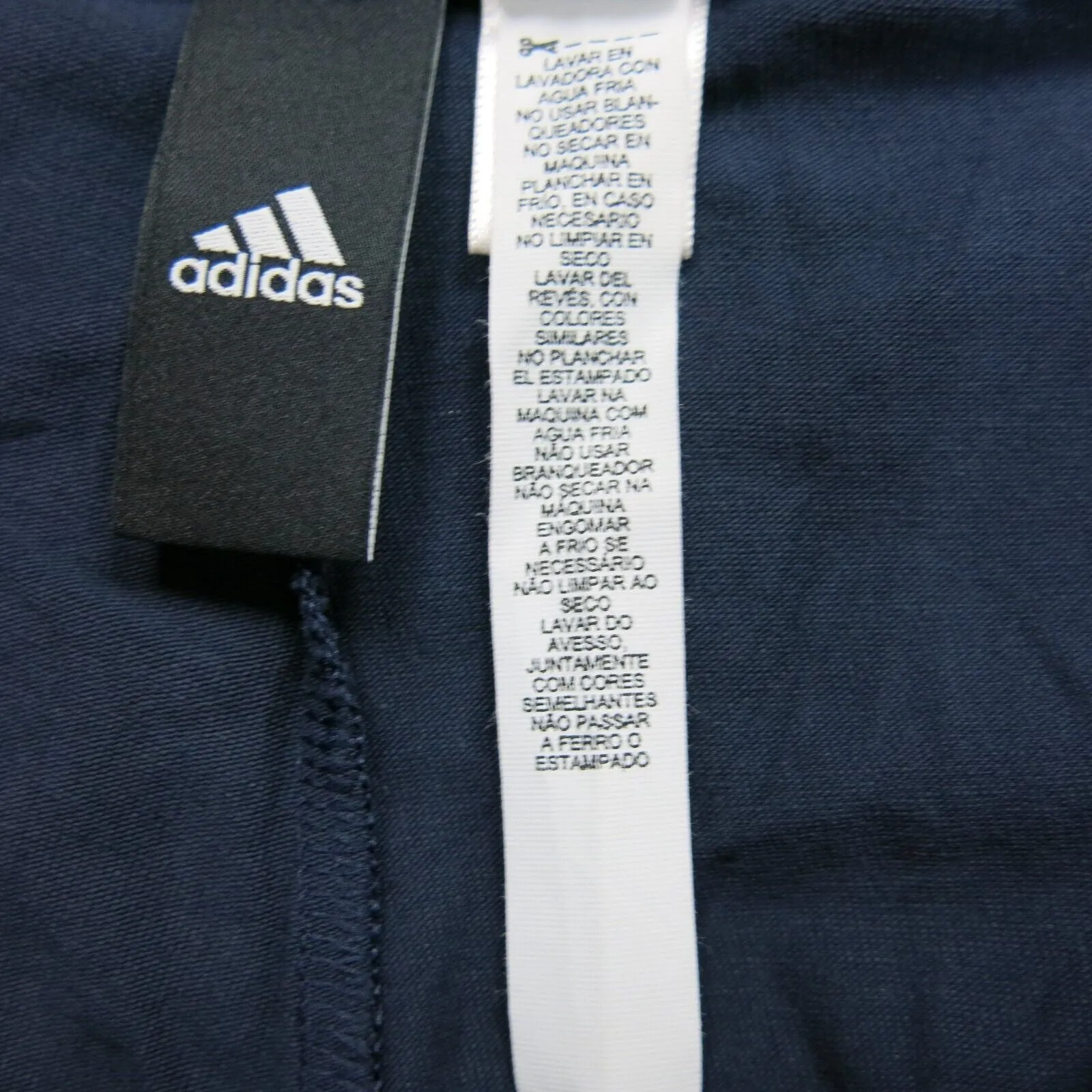 Adidas Womens Leggings Pant Running Training Stretch Waist Pull On Blue Size S/P