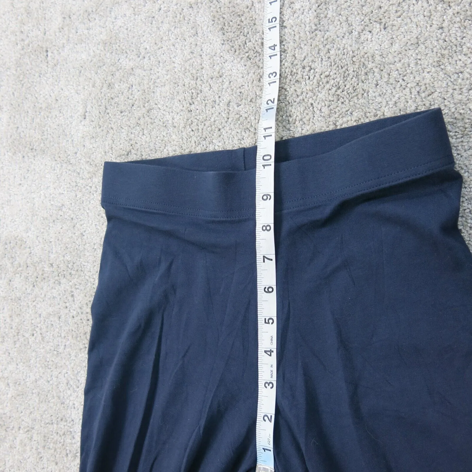 Adidas Womens Leggings Pant Running Training Stretch Waist Pull On Blue Size S/P