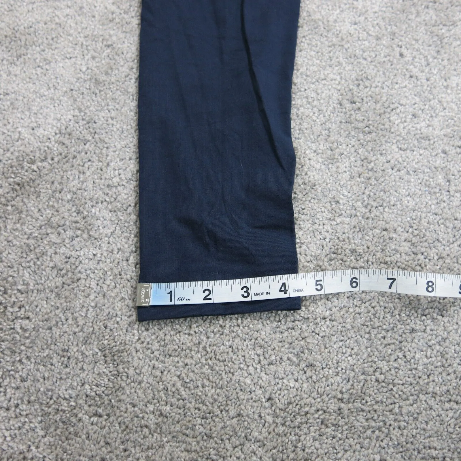 Adidas Womens Leggings Pant Running Training Stretch Waist Pull On Blue Size S/P