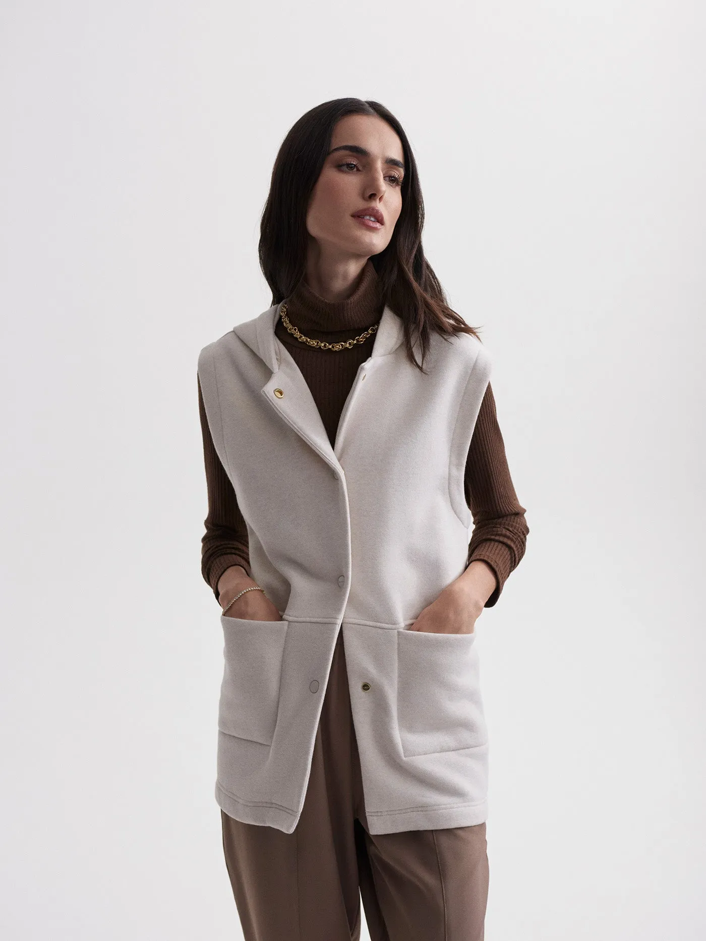 Alita Sleeveless Hoodie