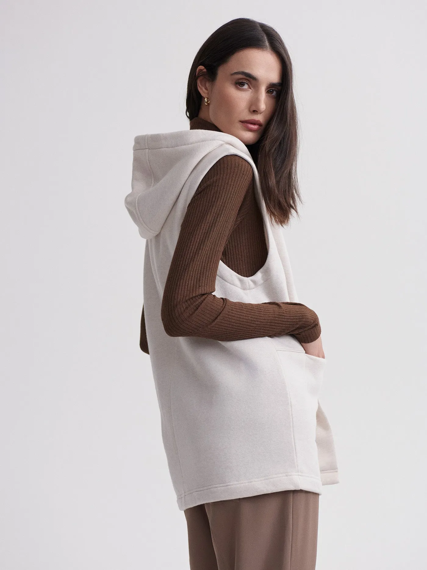 Alita Sleeveless Hoodie