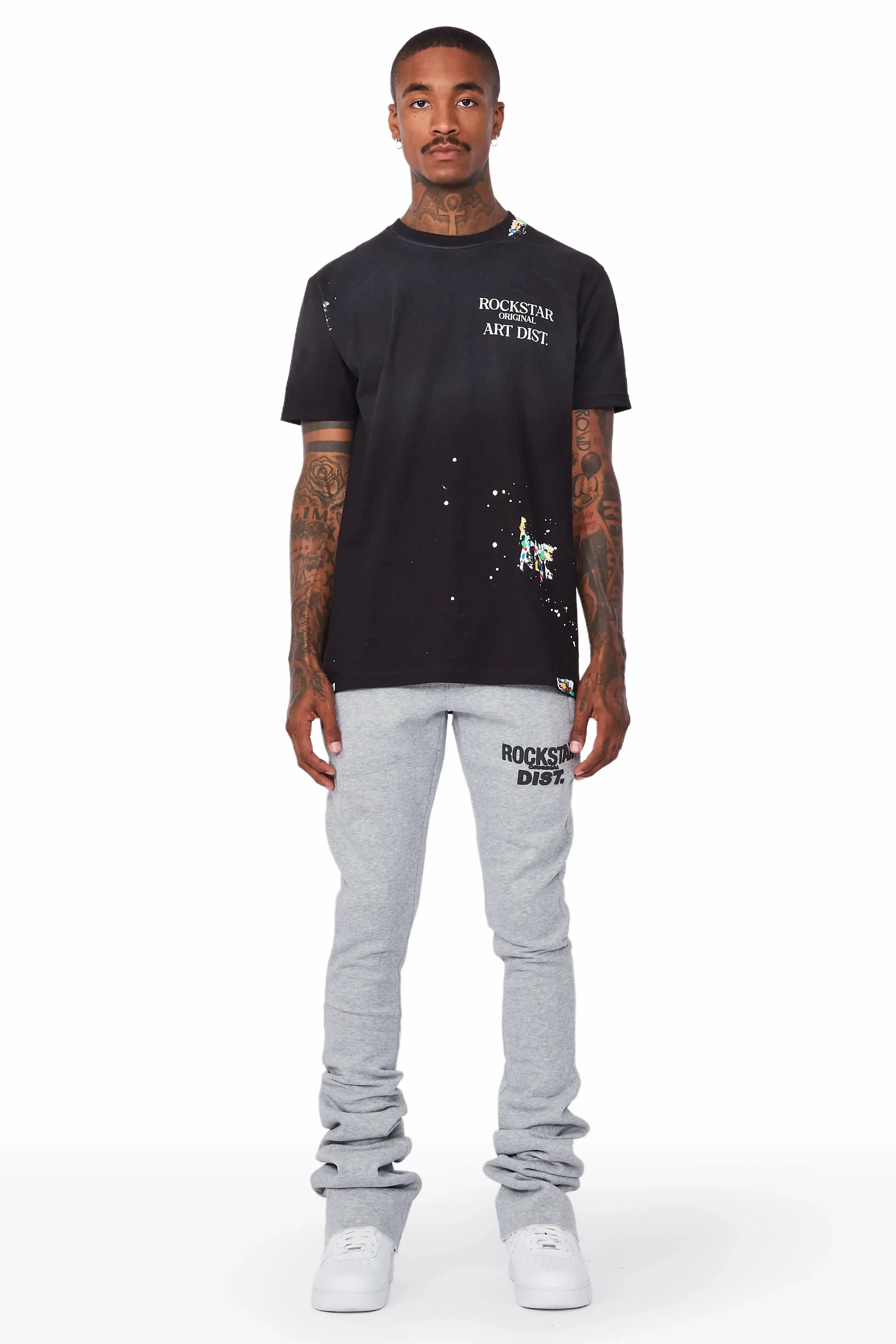 Alpine Grey Super Stacked Trackpant