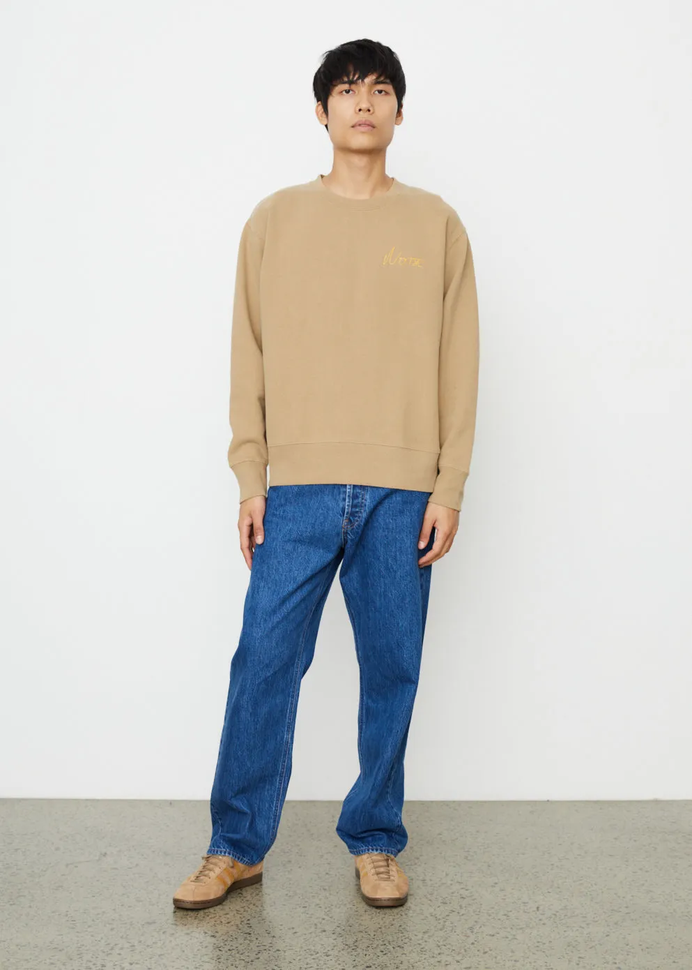 Arne Chain Stitch Logo Sweatshirt