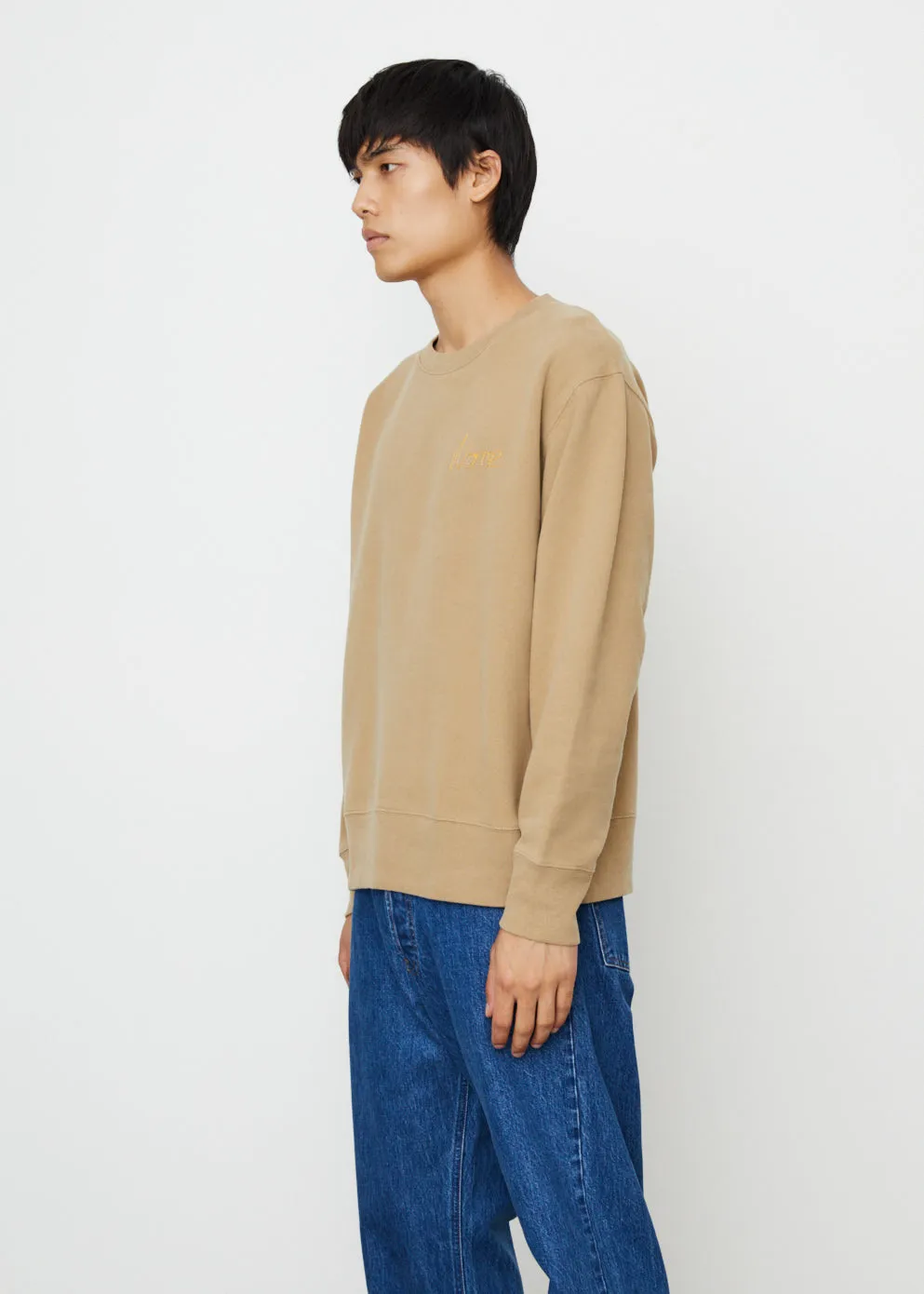 Arne Chain Stitch Logo Sweatshirt