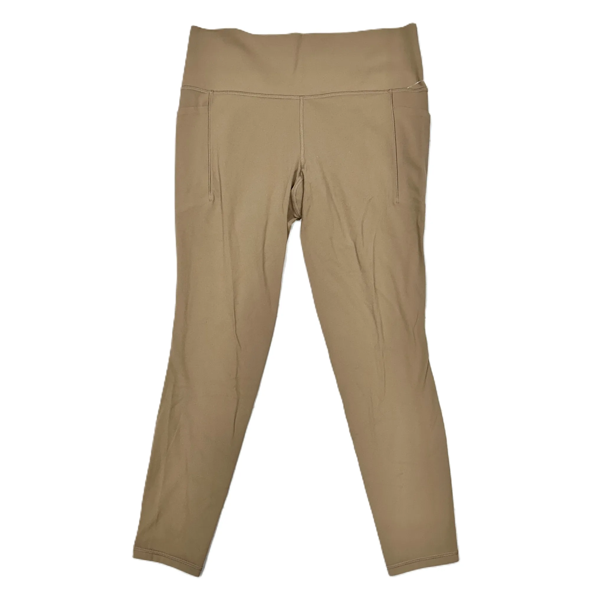 Athletic Leggings By Athleta In Brown, Size: L