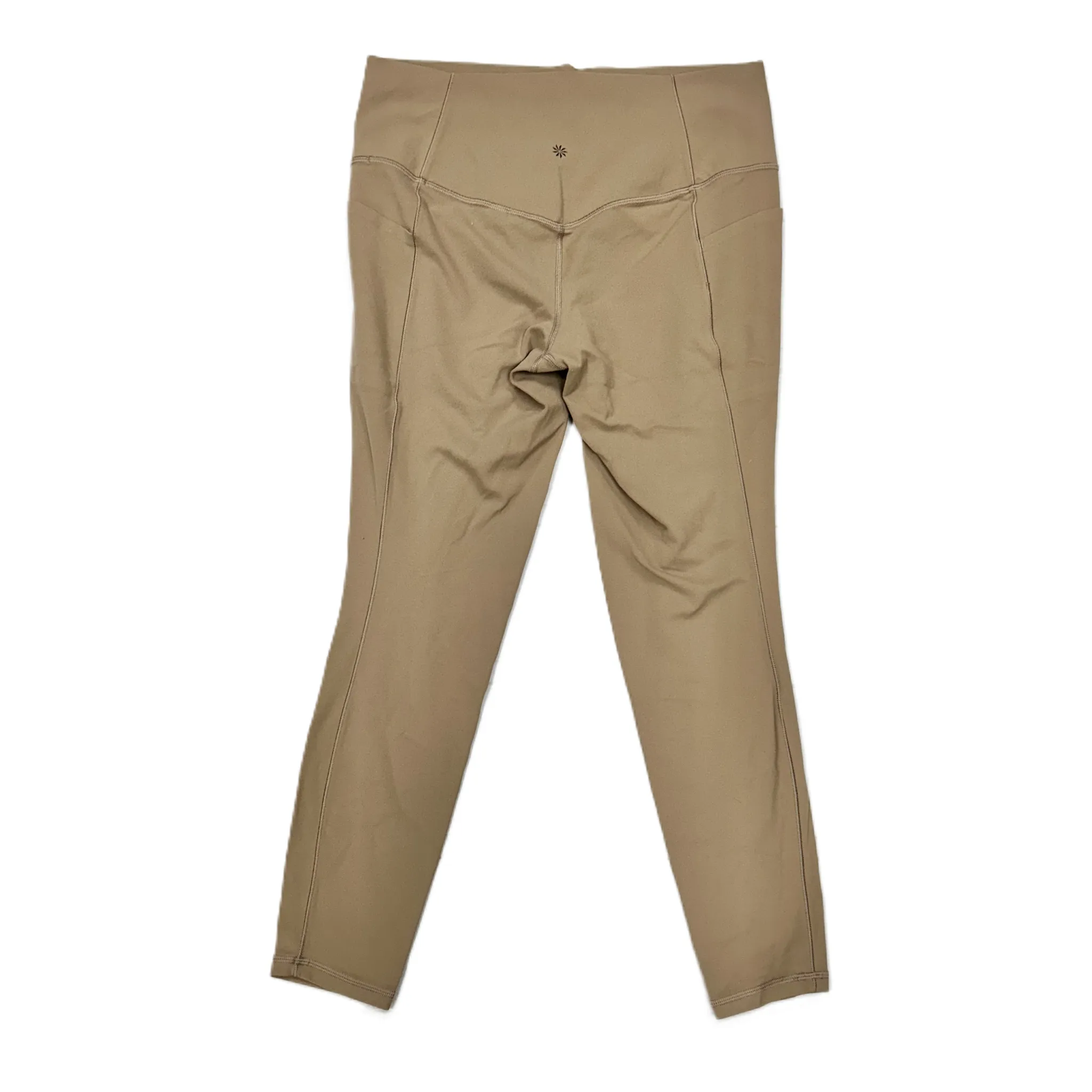 Athletic Leggings By Athleta In Brown, Size: L
