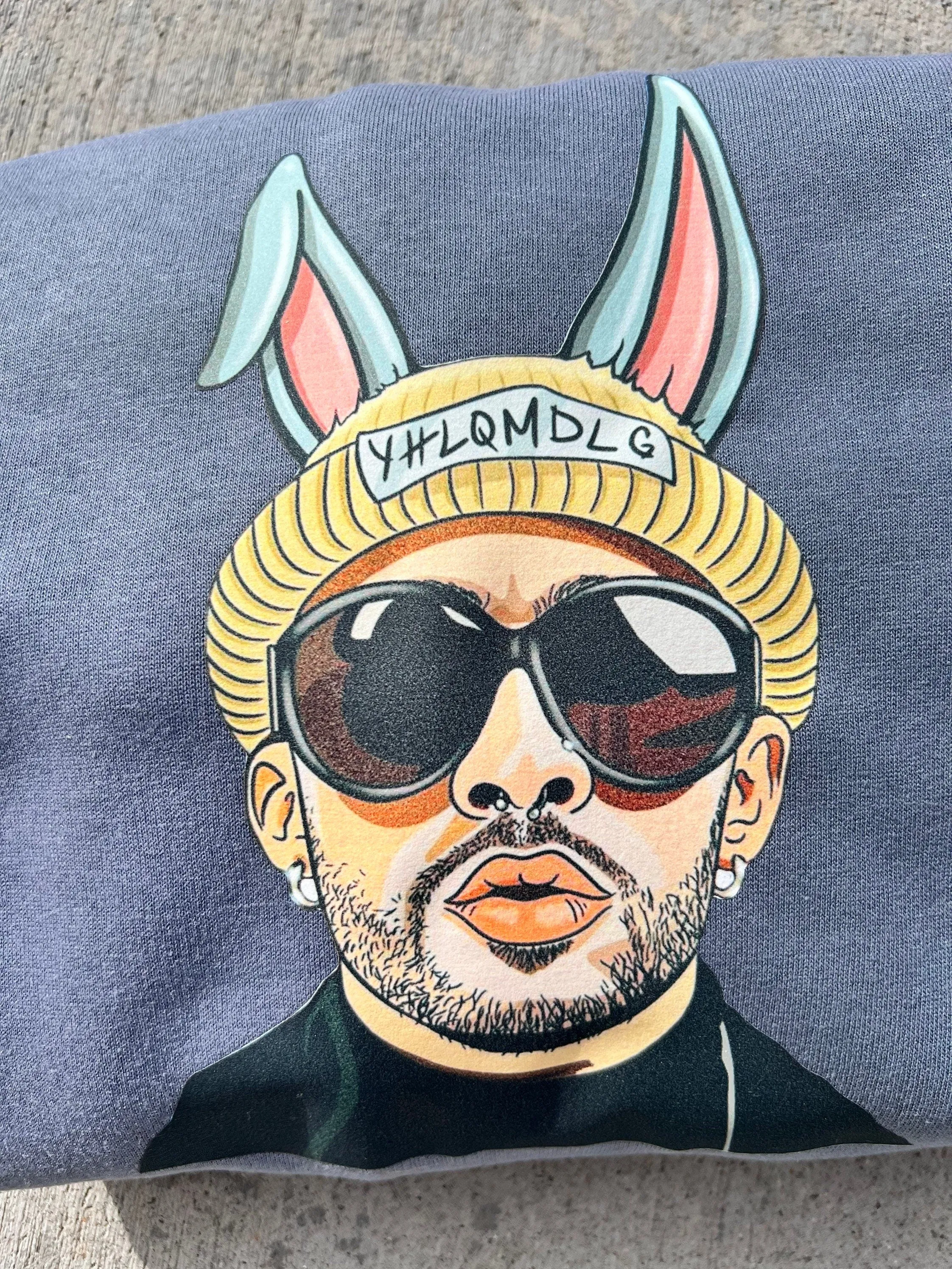 Bad Bunny Sweatshirt | Bad Bunny YHLQMDLG