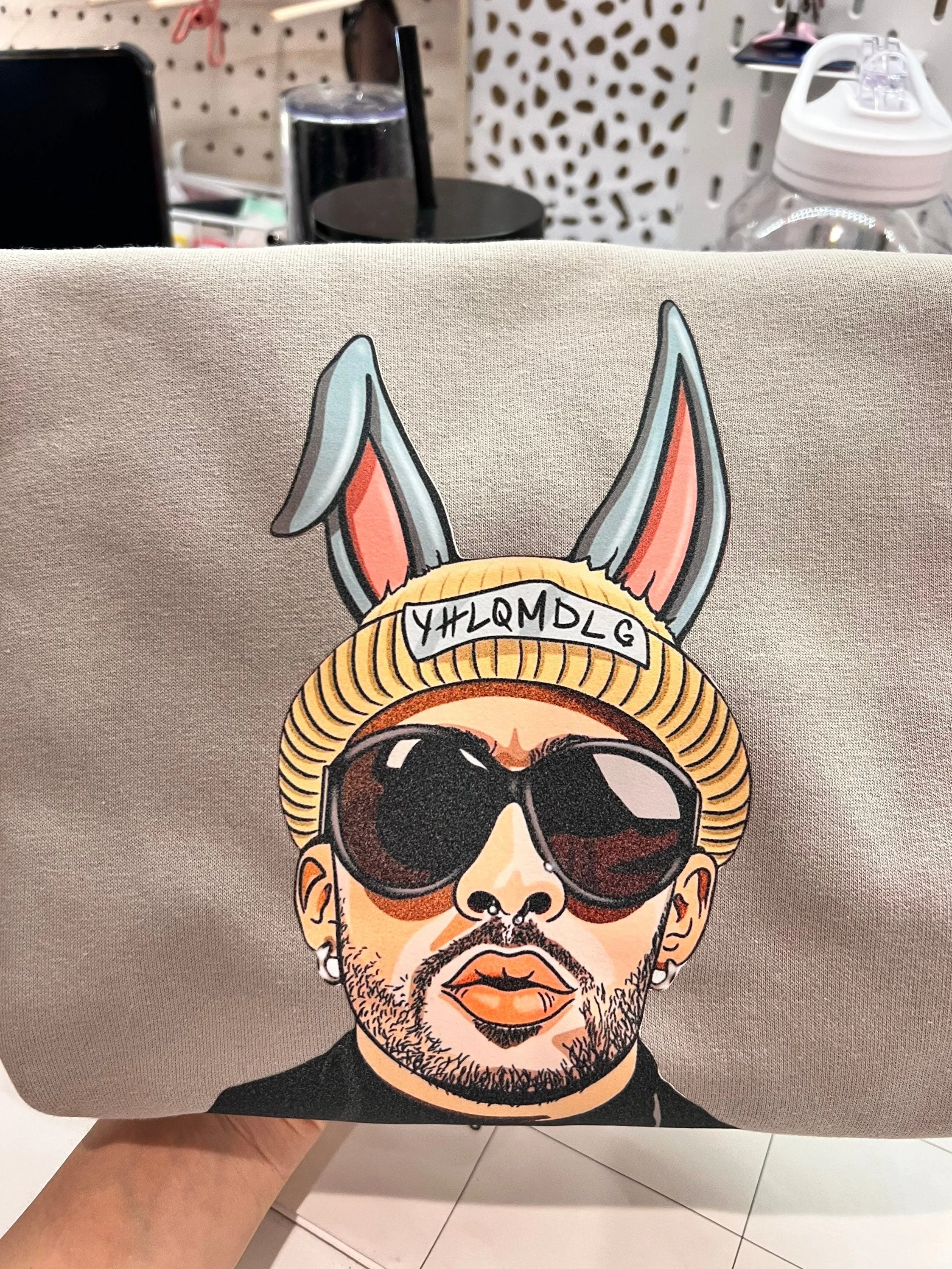 Bad Bunny Sweatshirt | Bad Bunny YHLQMDLG