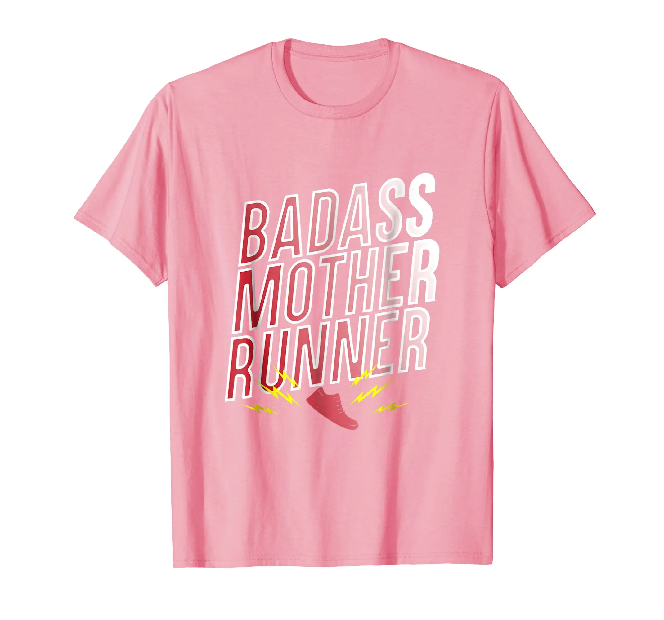 Badass Mother Runner Mom Training Gift T Shirt