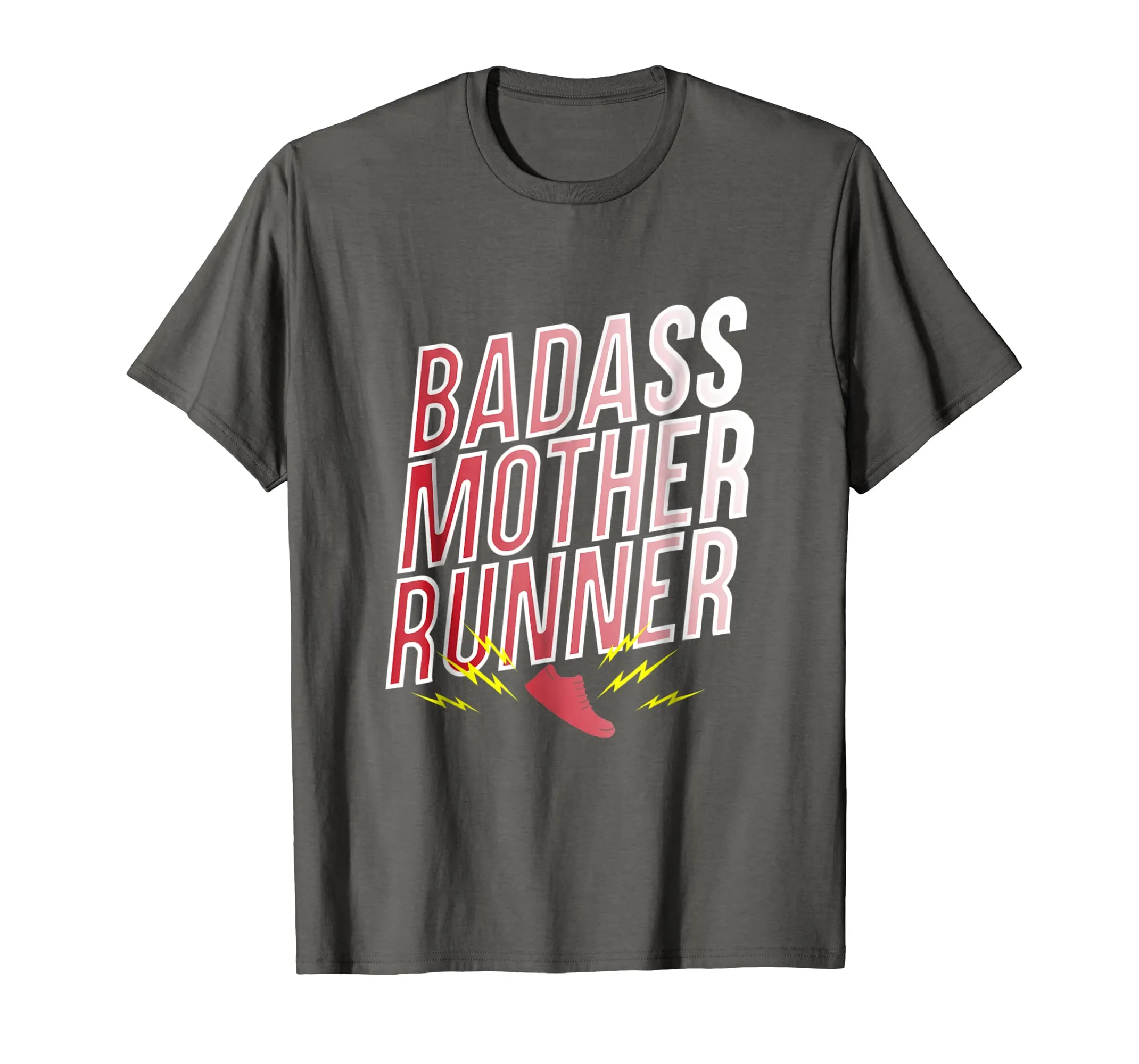 Badass Mother Runner Mom Training Gift T Shirt