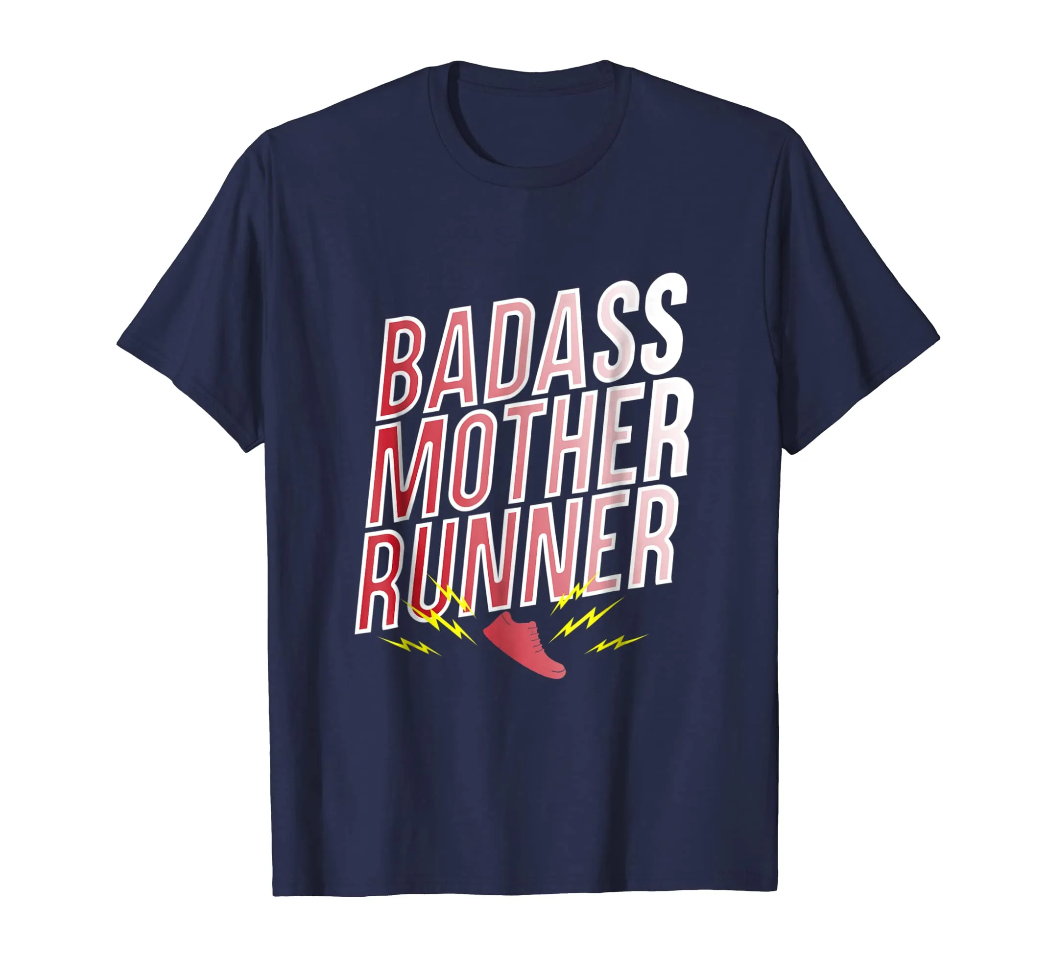Badass Mother Runner Mom Training Gift T Shirt
