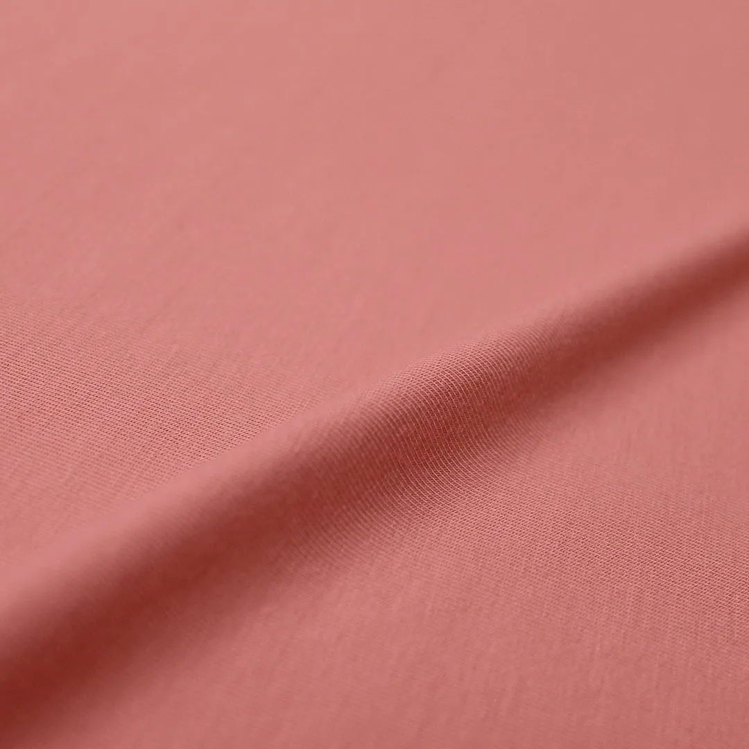 bamboo/spandex 4-way jersey, Oeko-Tex Cert/ - dusky coral