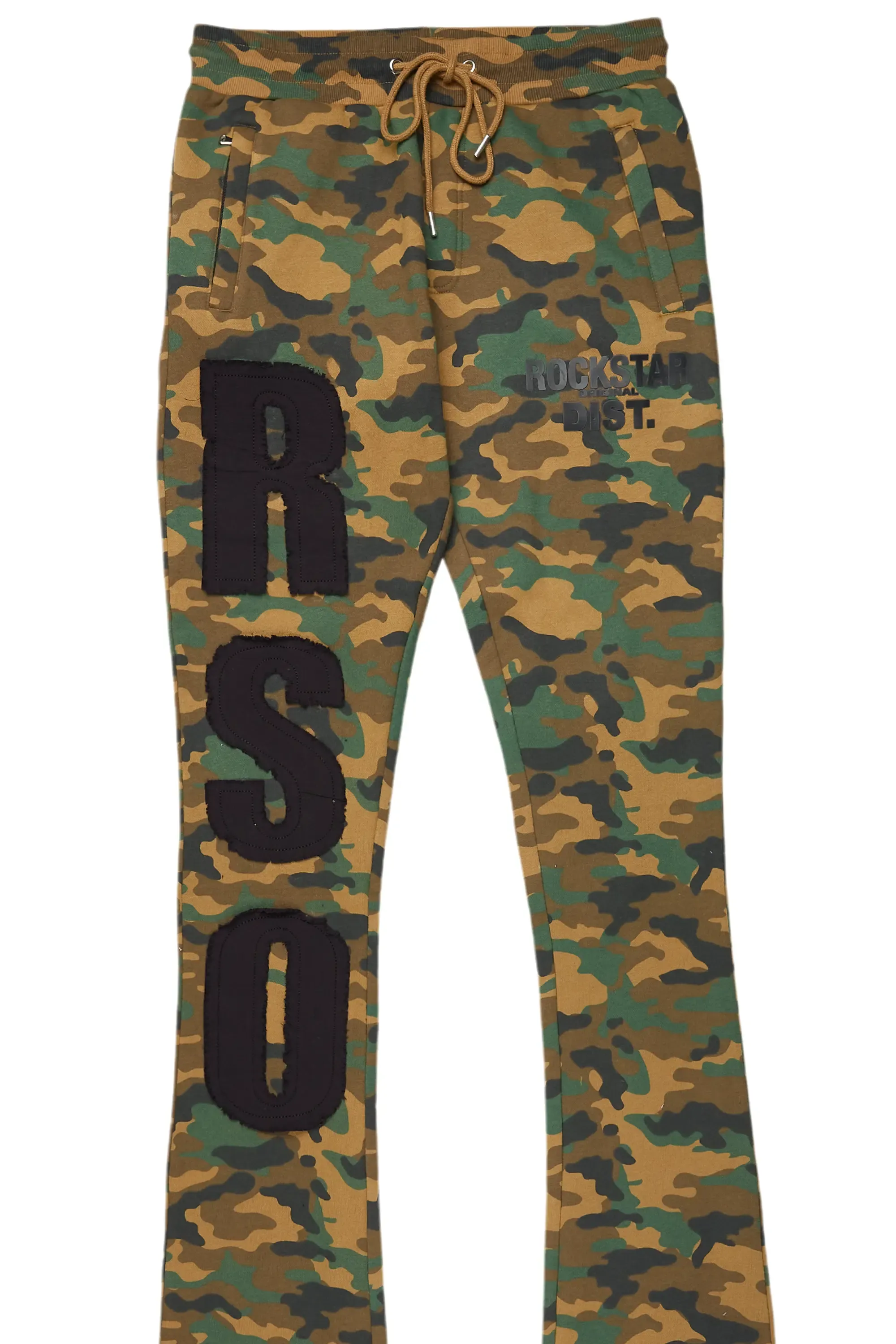 Bansi Faded Camo Super Stacked Trackpant