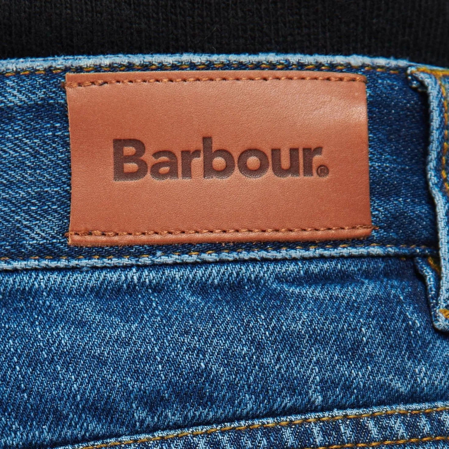 Barbour Moorland High-Rise Jeans in Blue