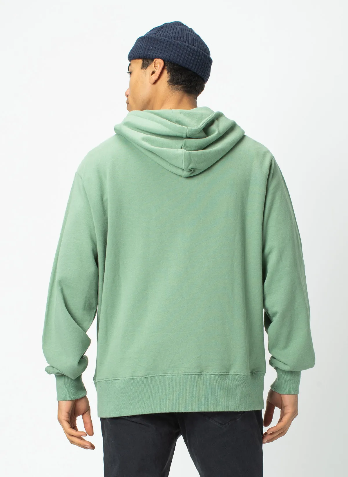 Barney Cools Hood Embro Sweatshirt Herb