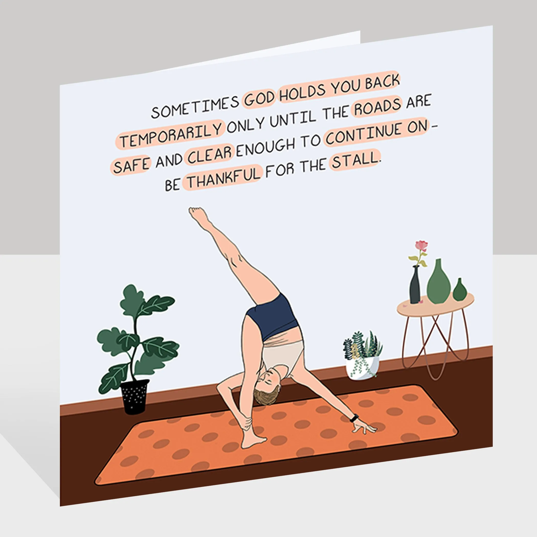 Be Thankful For The Stall Doodle Card