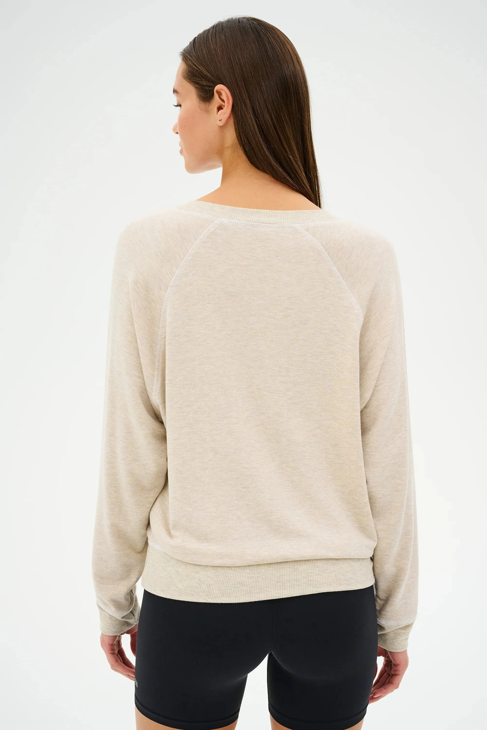 Bennie Fleece Sweatshirt Oatmeal Heather