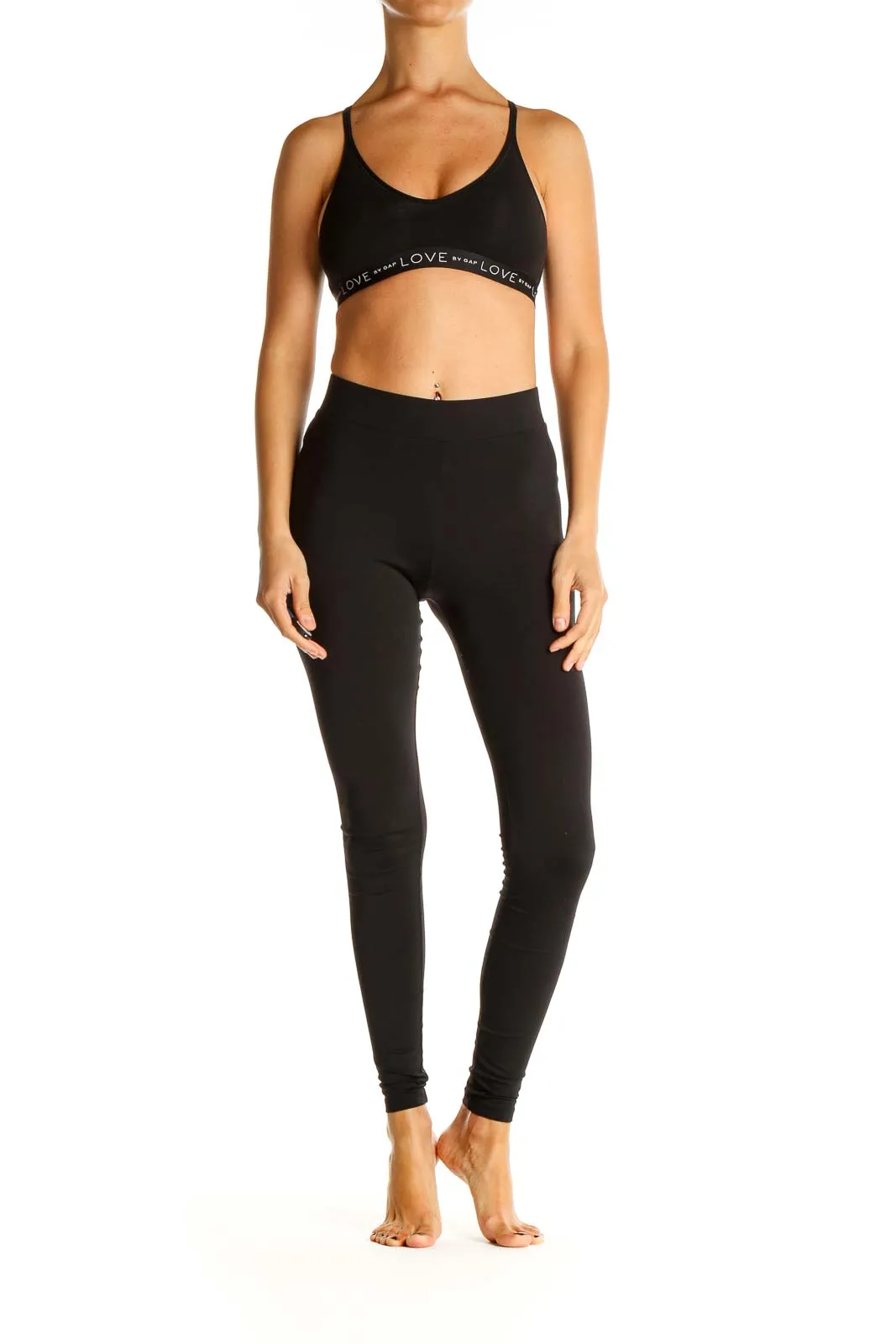 Black Solid Bralette