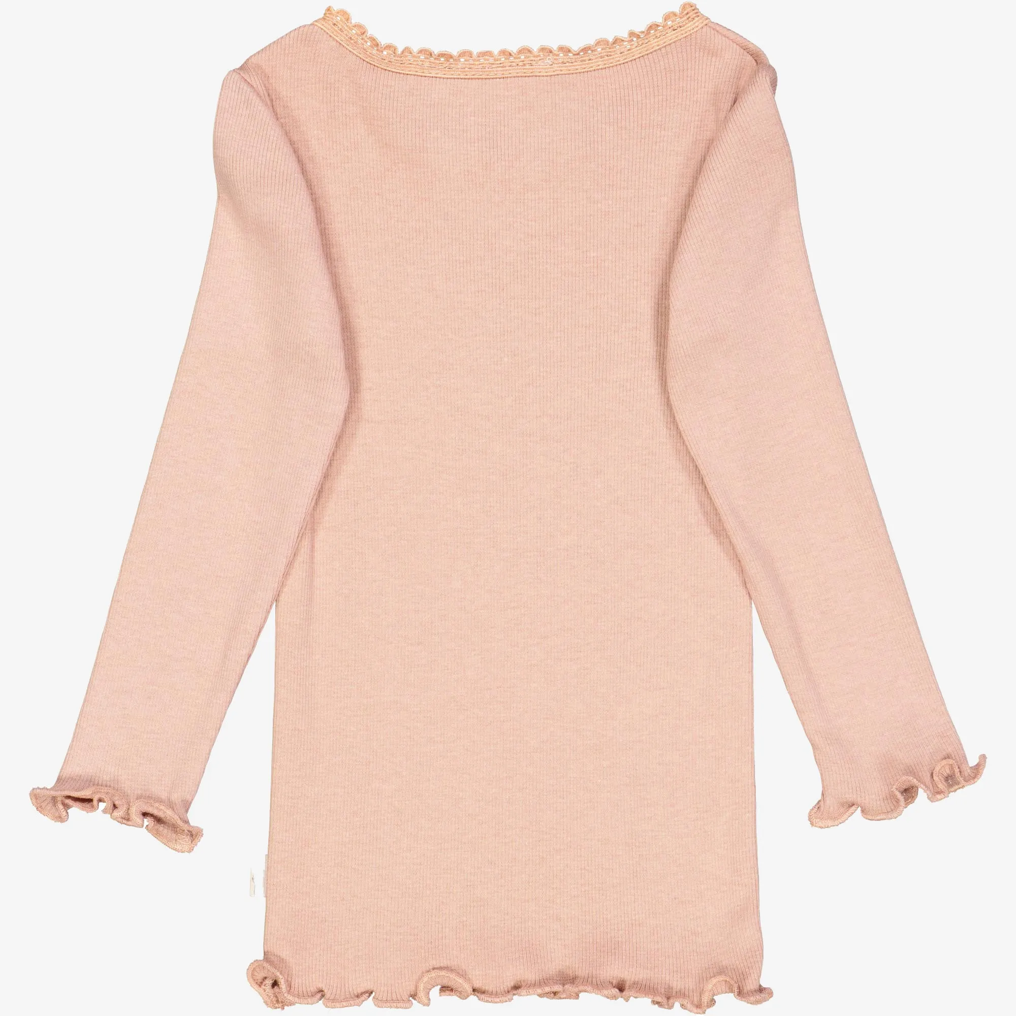 Blonde Rib T-Shirt LS | Baby - rose dawn