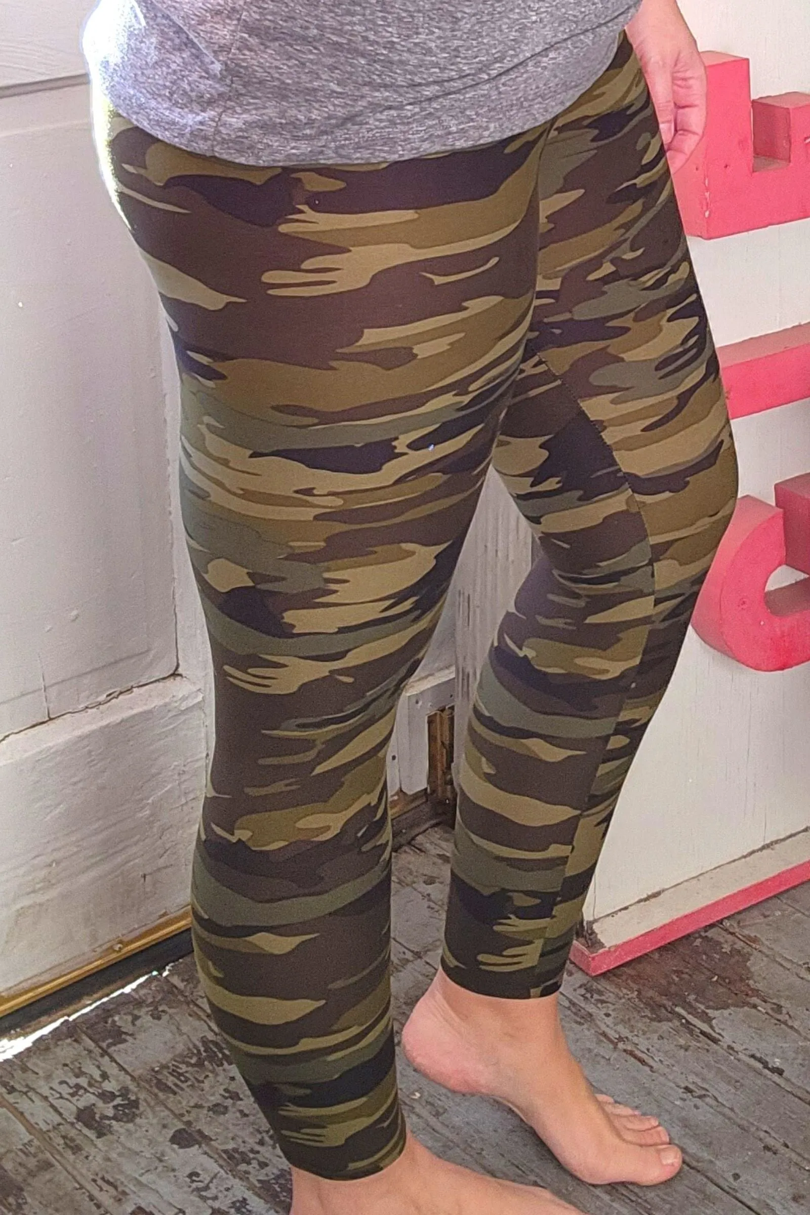Camo Print Yoga Legging