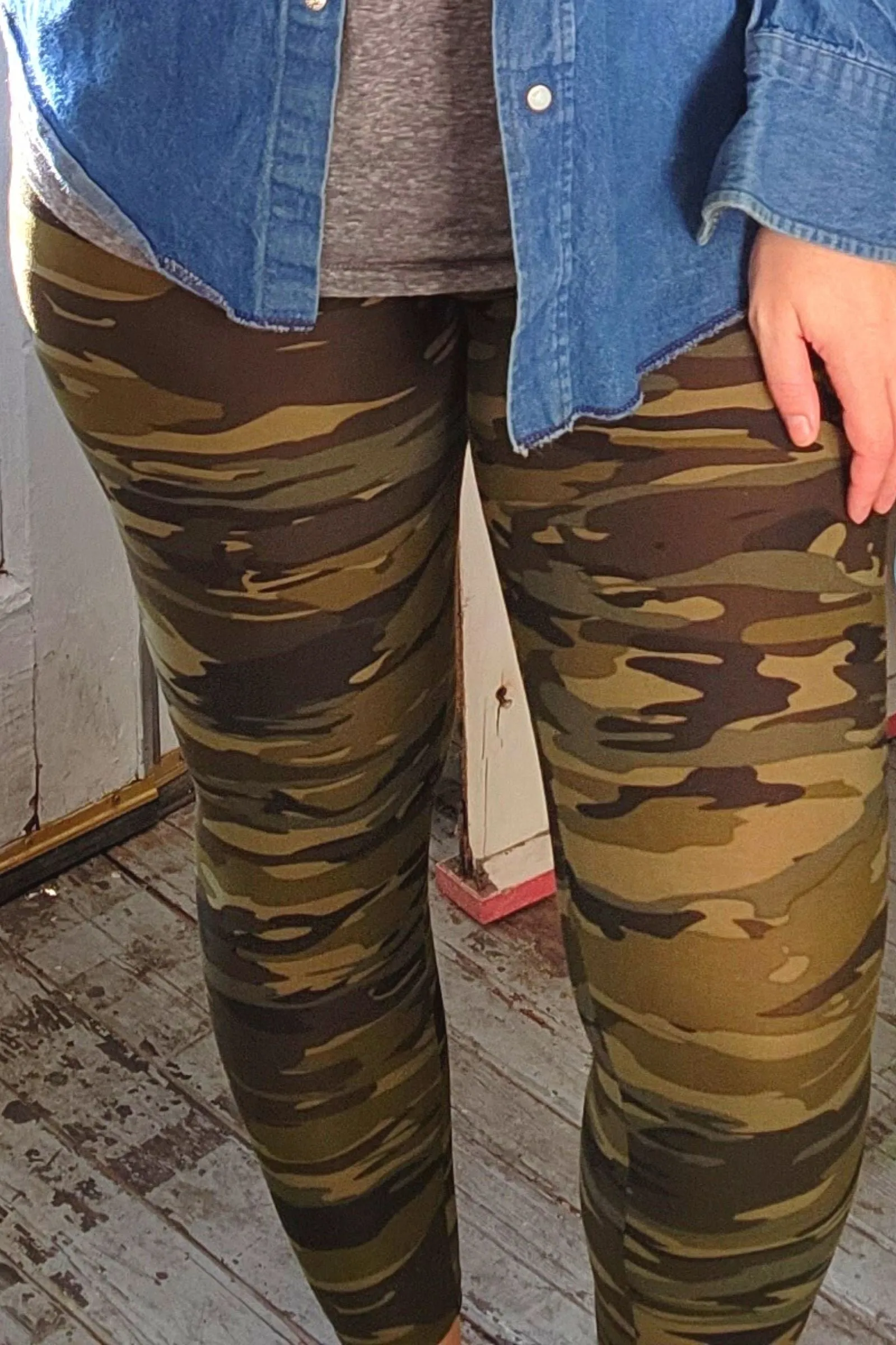 Camo Print Yoga Legging