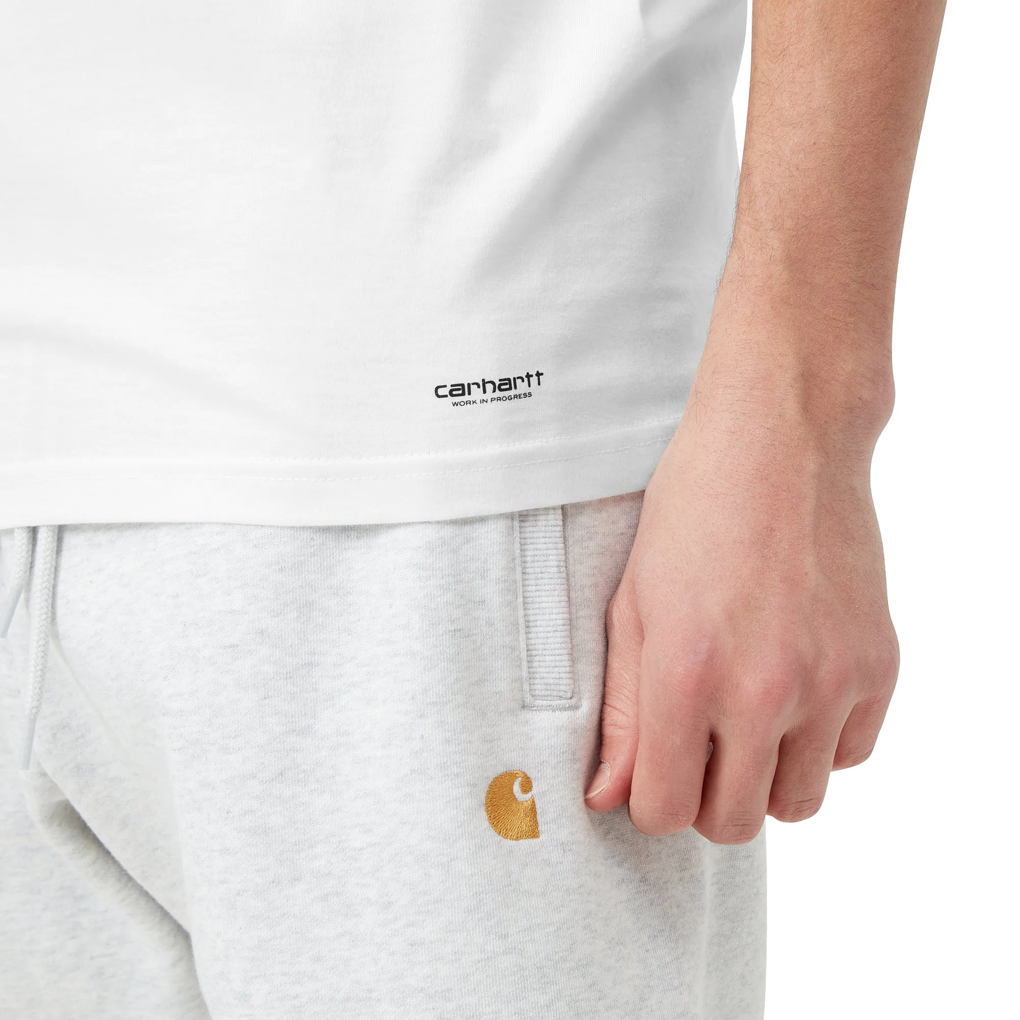 Carhartt WIP Standard Crew Neck T-Shirt White   White