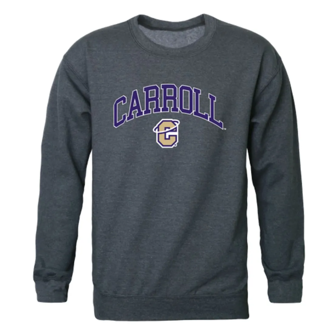 Carroll College Saints Campus Fleece Crewneck Pullover Sweatshirt