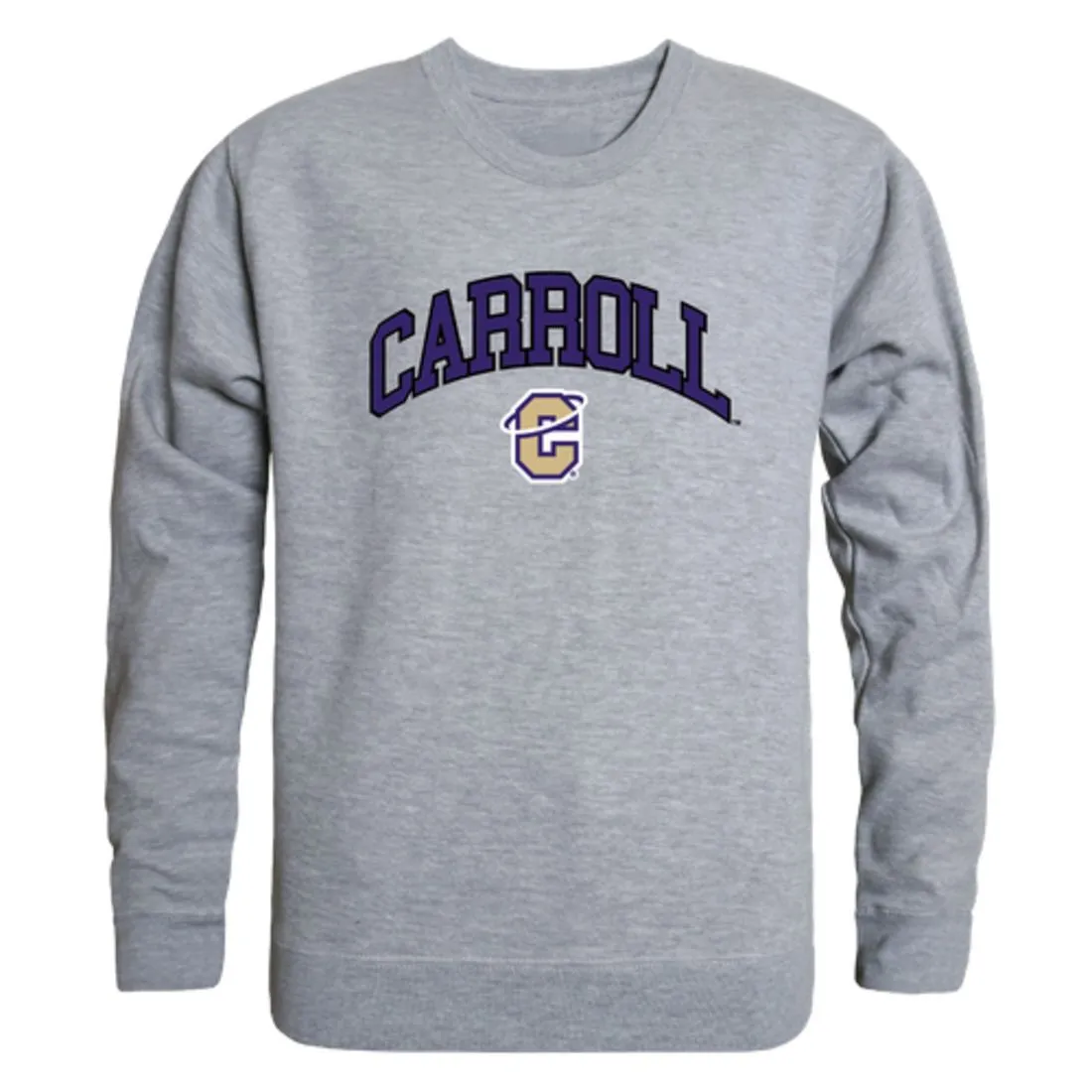 Carroll College Saints Campus Fleece Crewneck Pullover Sweatshirt