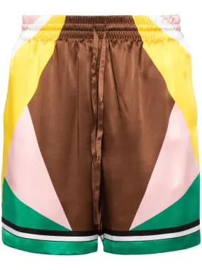 Casa Sport silk shorts