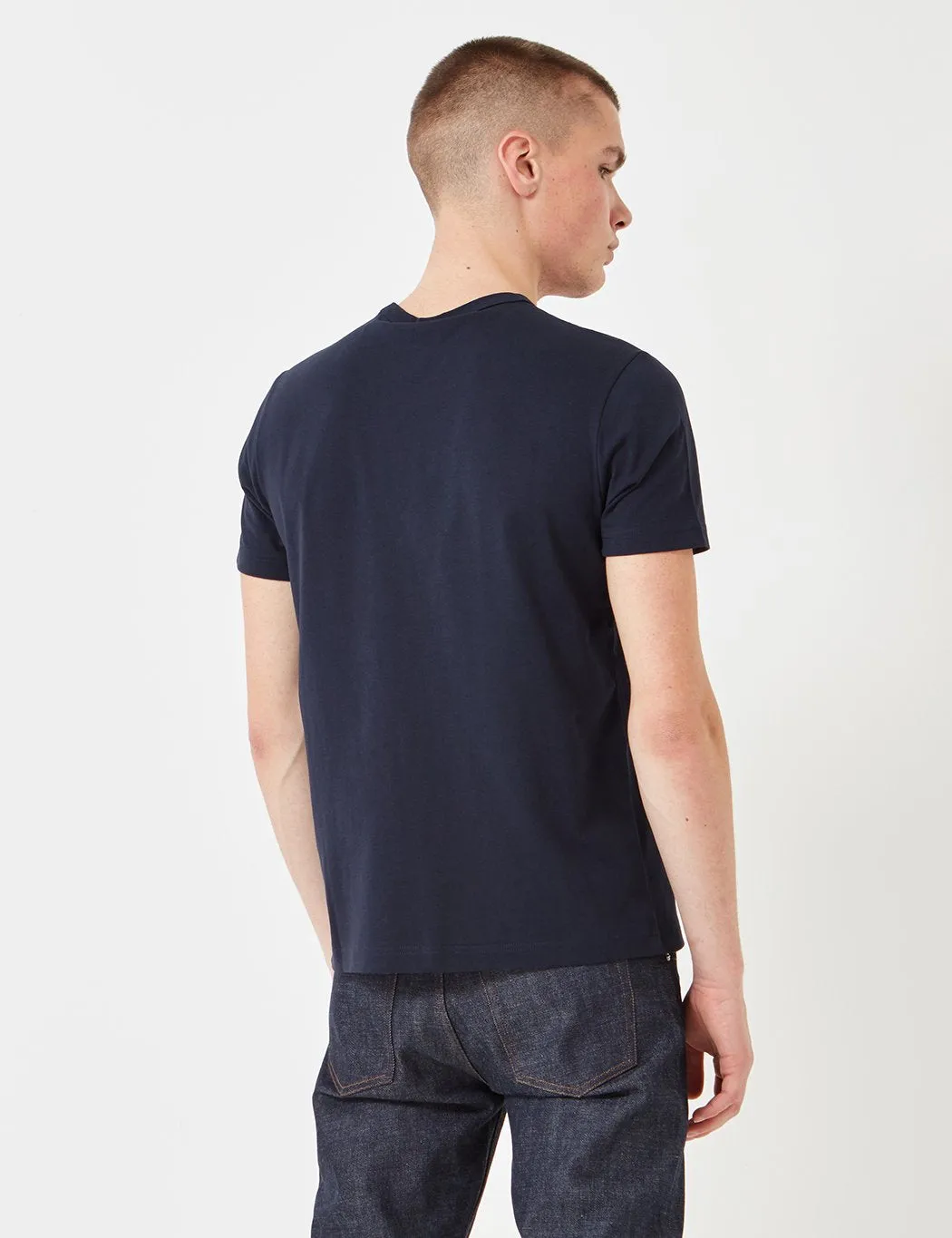 Champion Reverse Weave T-Shirt - Navy Blue