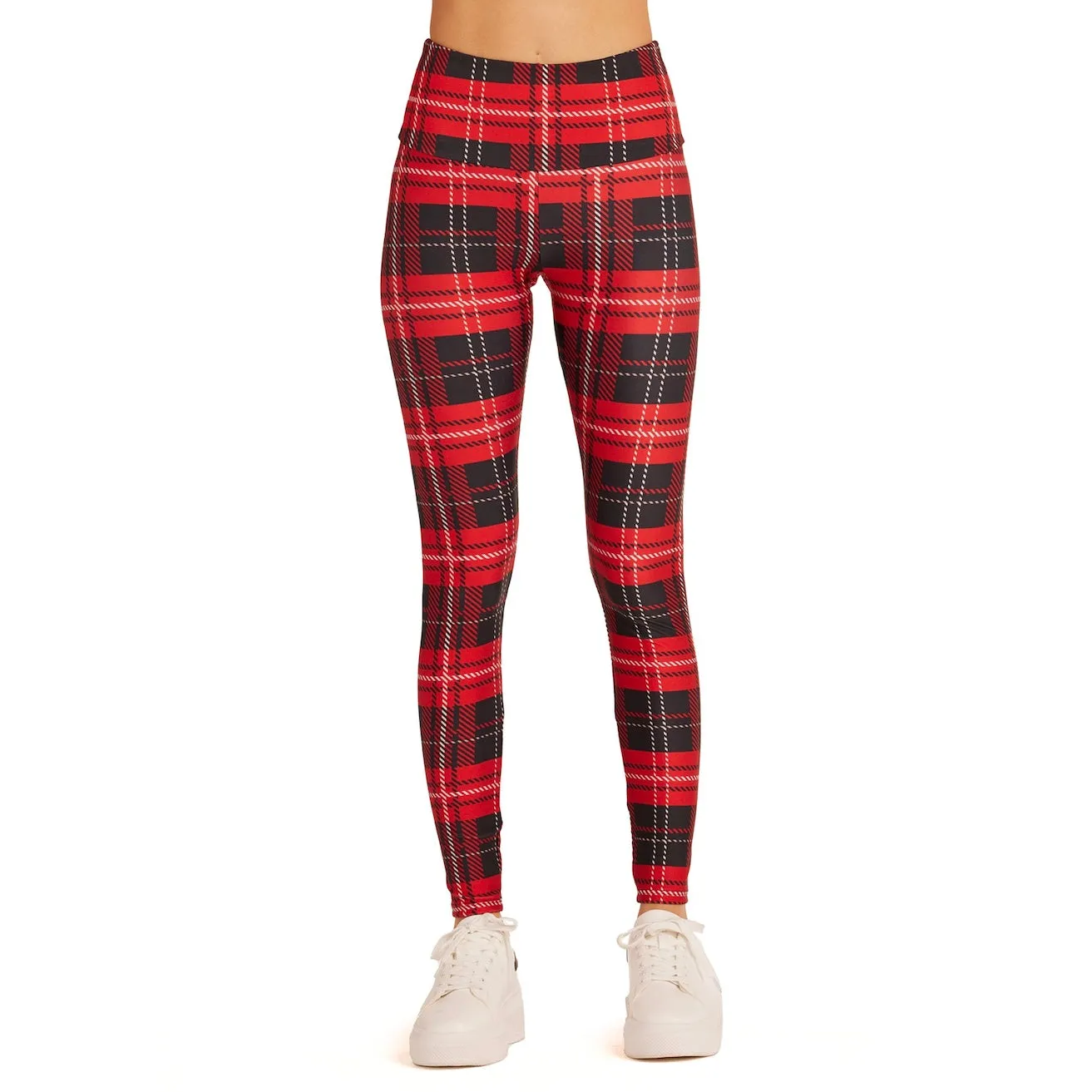 Classic Red Plaid - Leggings