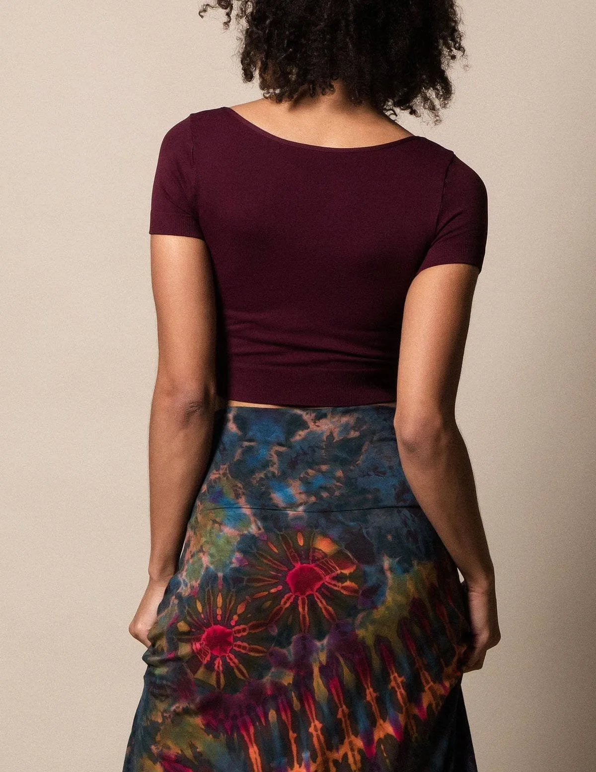 Control Fit Short Sleeve Crop Top