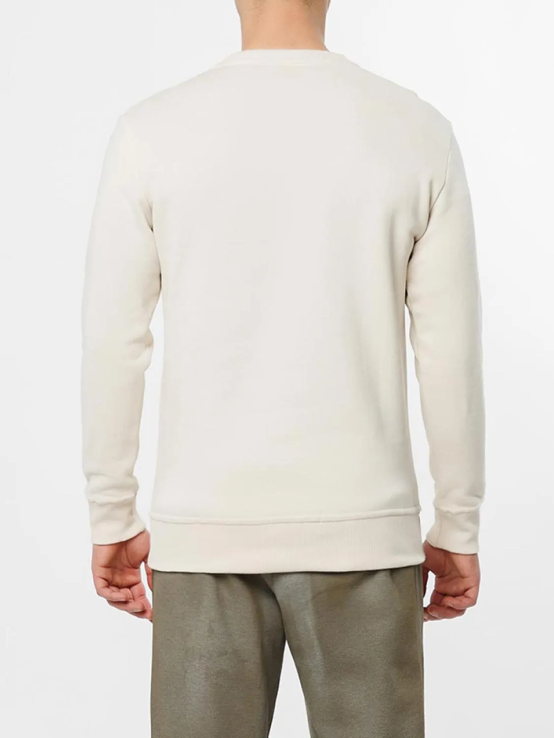 Crew Neck Sweatshirt Cream