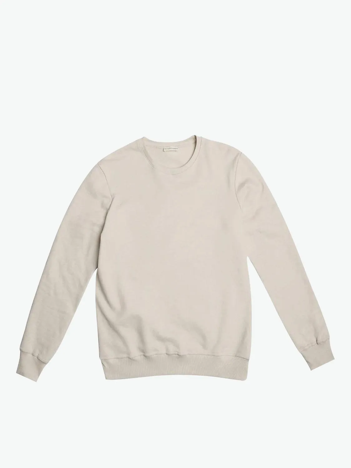 Crew Neck Sweatshirt Cream
