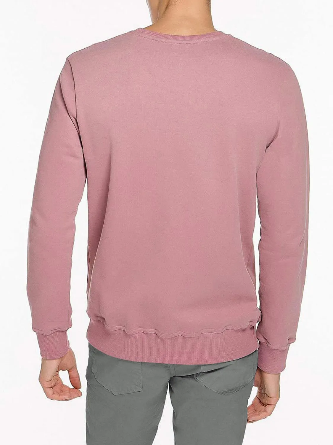 Crew Neck Sweatshirt Rosewood