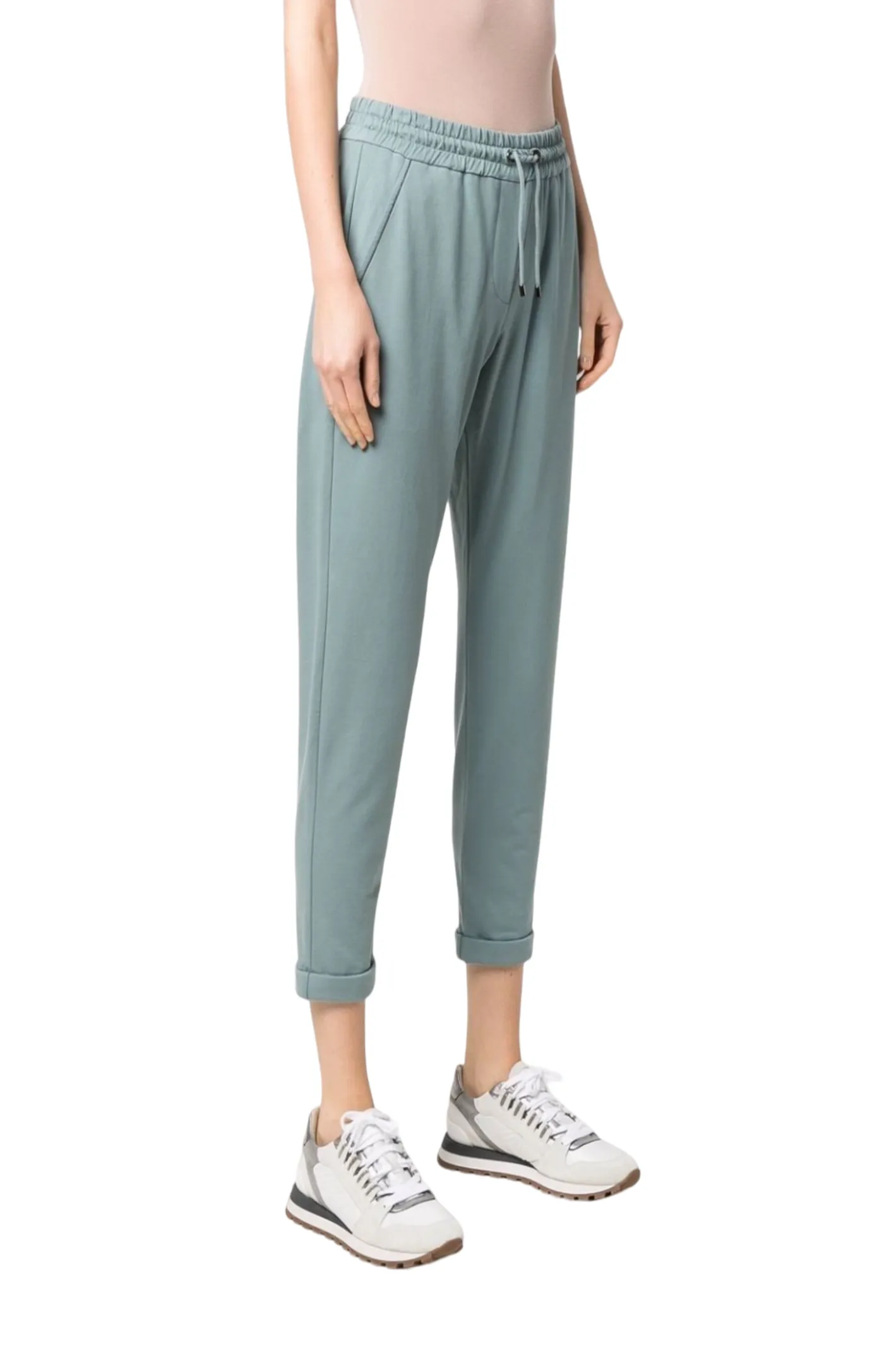 Cropped track pants
