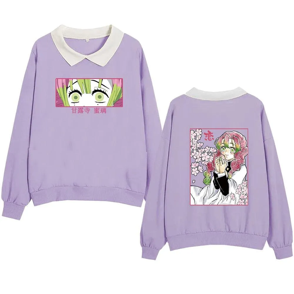 Demon Slayer Sweatshirts | Mitsuri & Iguro