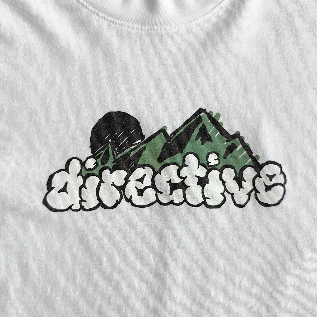 Directive Mountains Long Sleeve T-Shirts - White