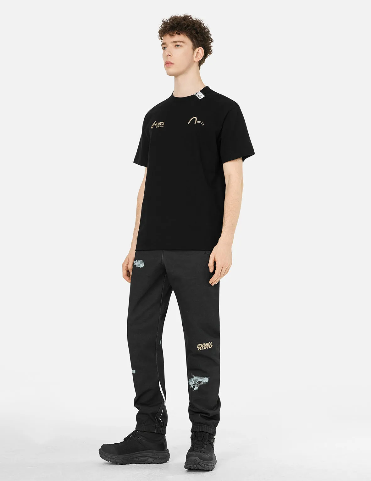 Distressed Prints Relax Fit Sweatpants
