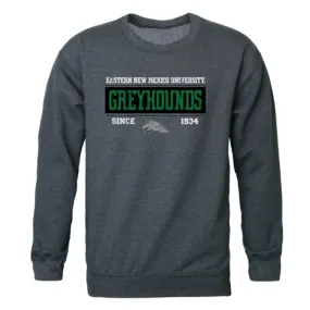 Eastern New Mexico University Greyhounds Established Fleece Crewneck Pullover Sweatshirt