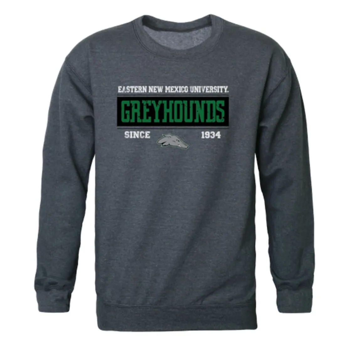 Eastern New Mexico University Greyhounds Established Fleece Crewneck Pullover Sweatshirt