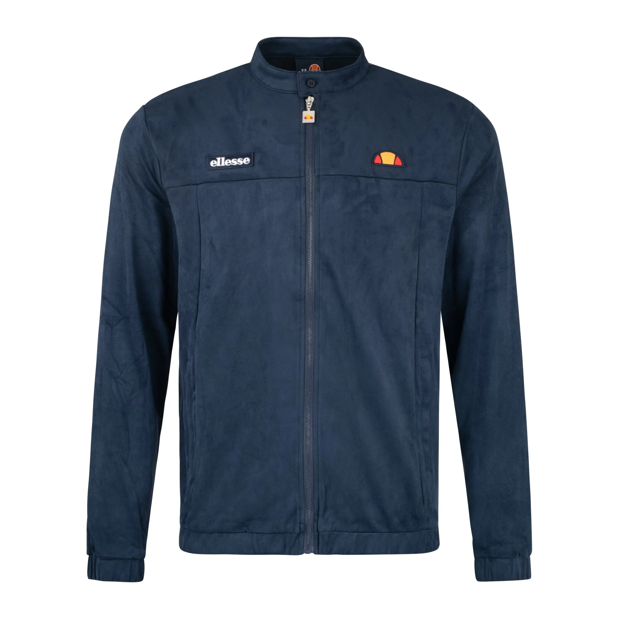 Ellesse Perugia Velour Track Top Navy