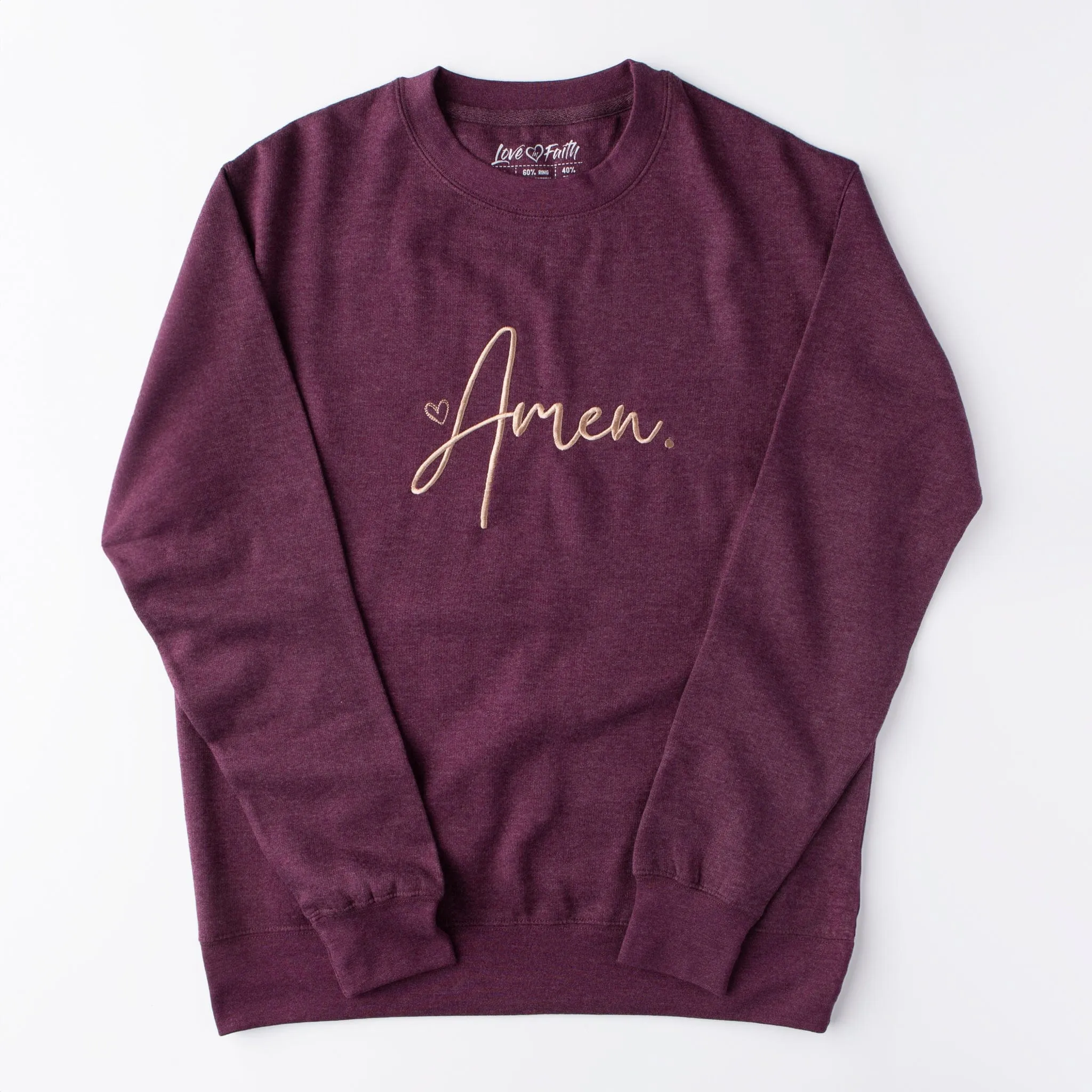 Embroidered Amen Sweatshirt