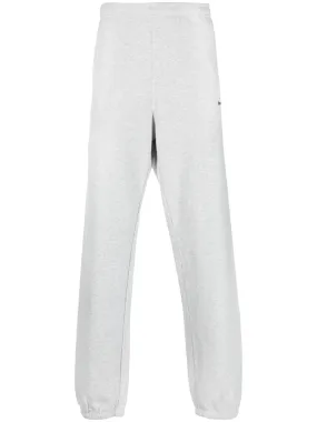 embroidered-logo elasticated-waist trousers