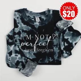 Embroidered Not Perfect Just Forgiven Sweatshirt - 20