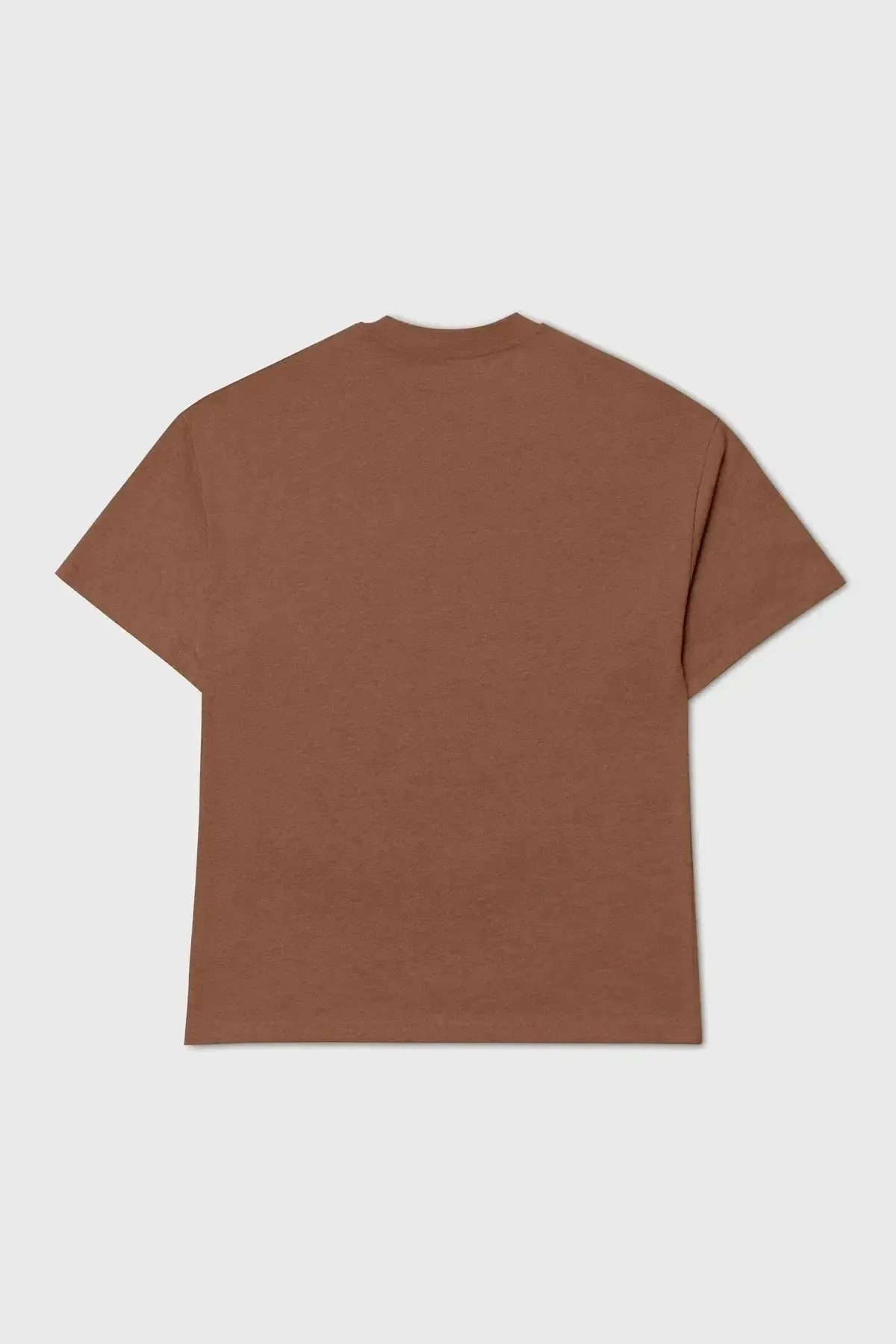 Everyday Oversized Fit - Basic T-shirt - Brown