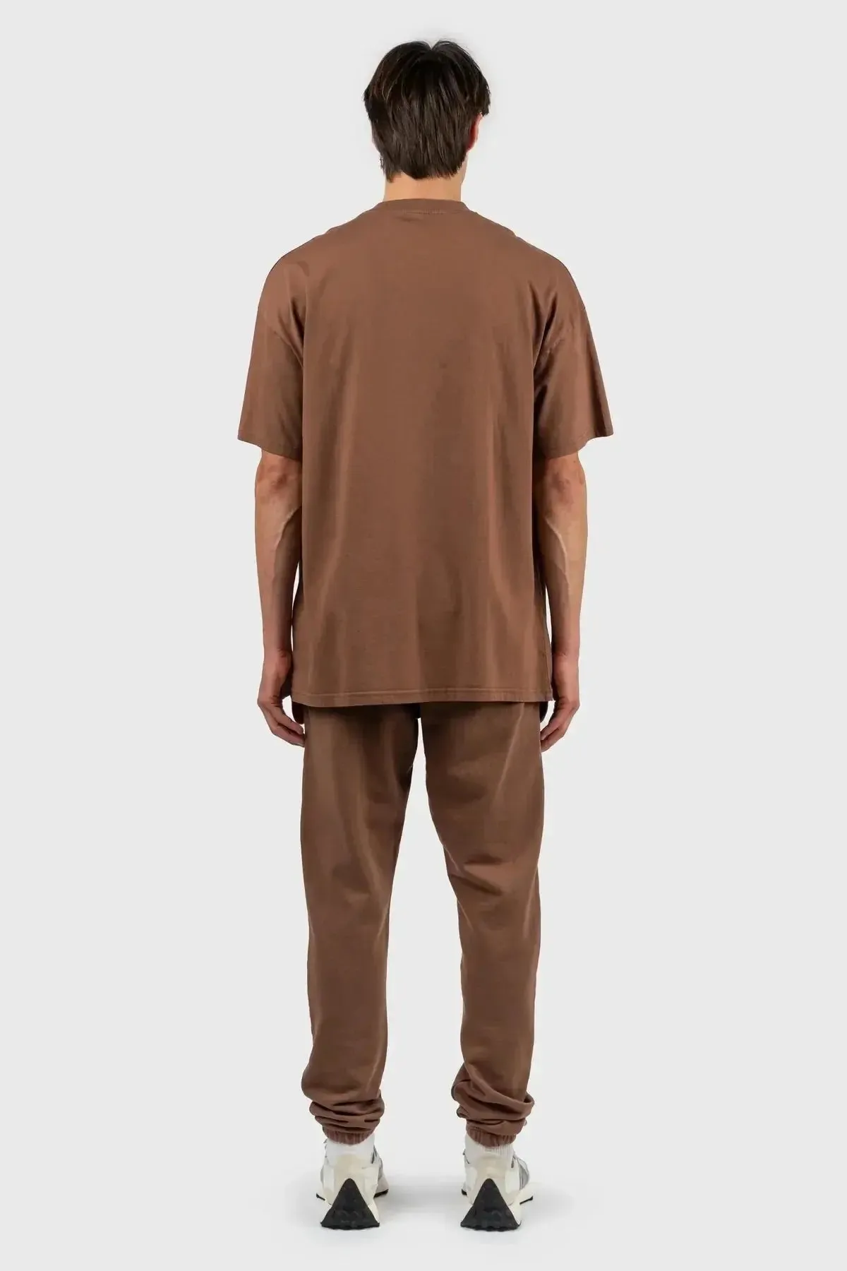 Everyday Oversized Fit - Basic T-shirt - Brown