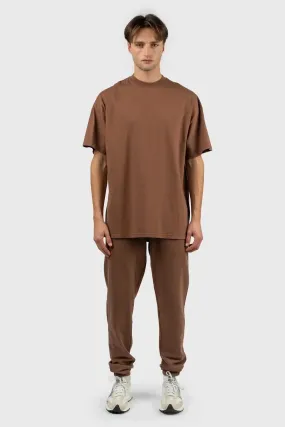 Everyday Oversized Fit - Basic T-shirt - Brown
