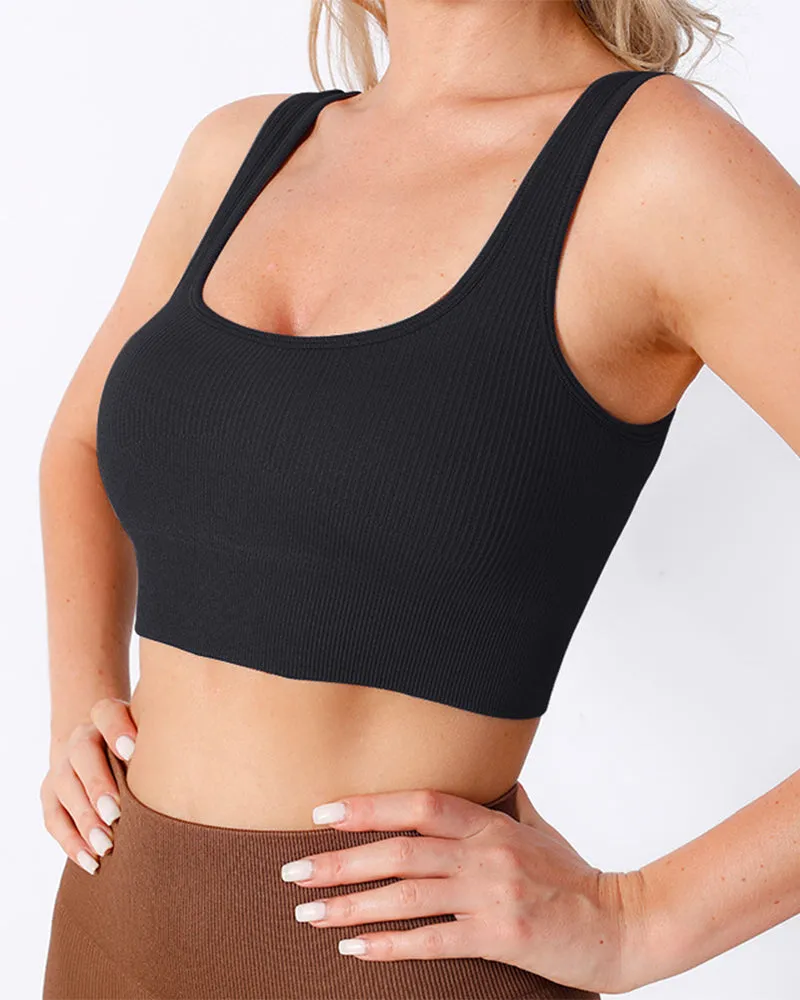 Fitness Back Yoga Sport BH mit Brustpolstern